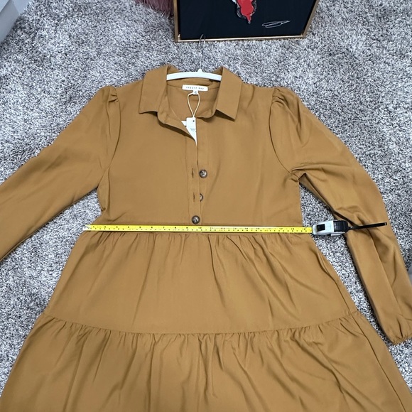 💛💛COPPER KEY MUSTARD COLOR A LINE DRESS SZ Small 💛💛NWT - Picture 10 of 16